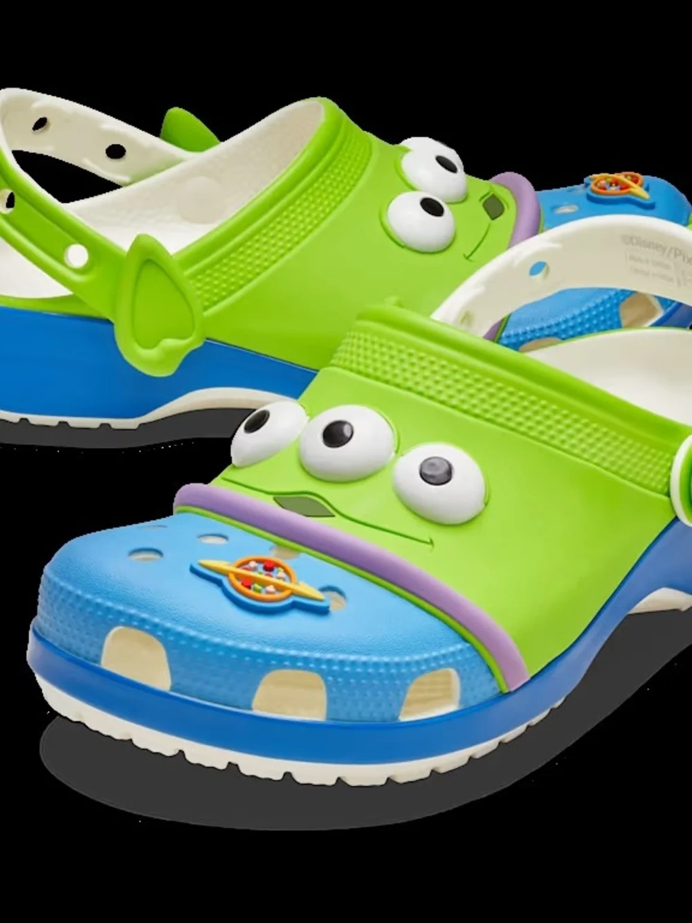 CROCS Toy Story Alien Classic Clog in Green & Blue